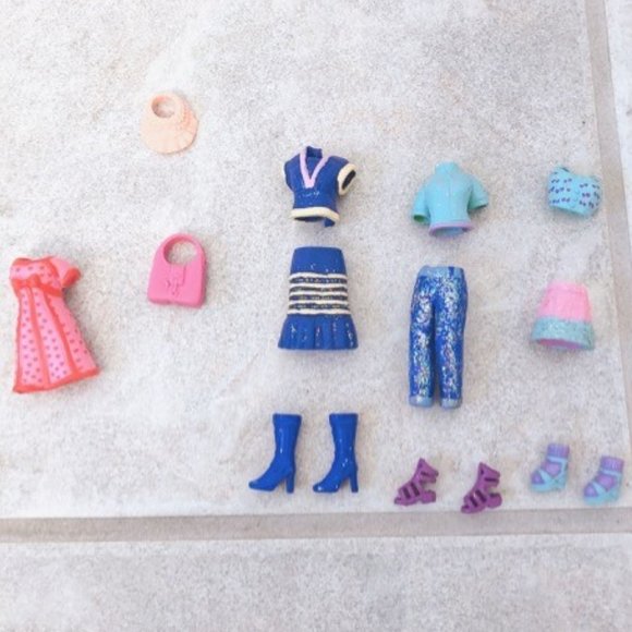 Polly Pocket and accessories clothes shoes bags - Picture 9 of 9